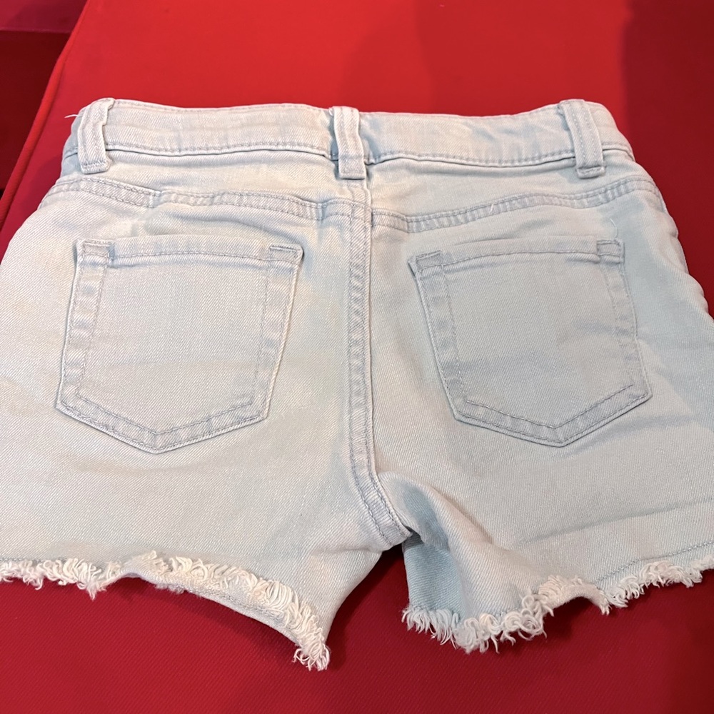 Cat & Jack blue denim shorts. Size 7-8.